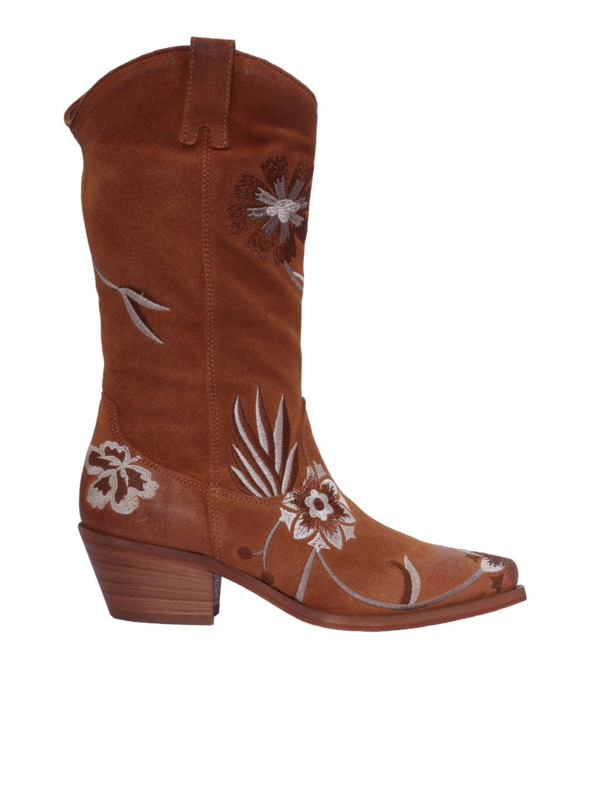 P.A.R.O.S.H. Spashoe Mid Calf Floral Boots