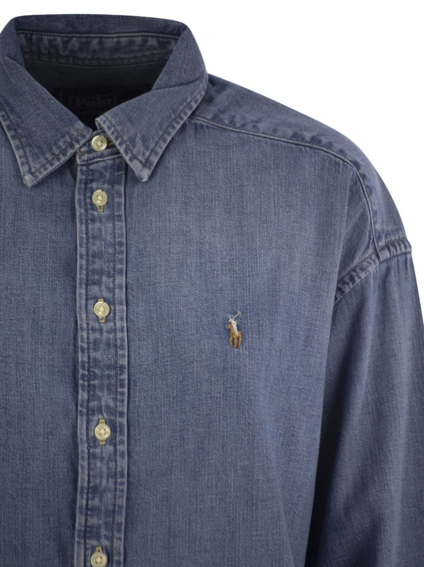 Polo Ralph Lauren Short Square Denim Shirt