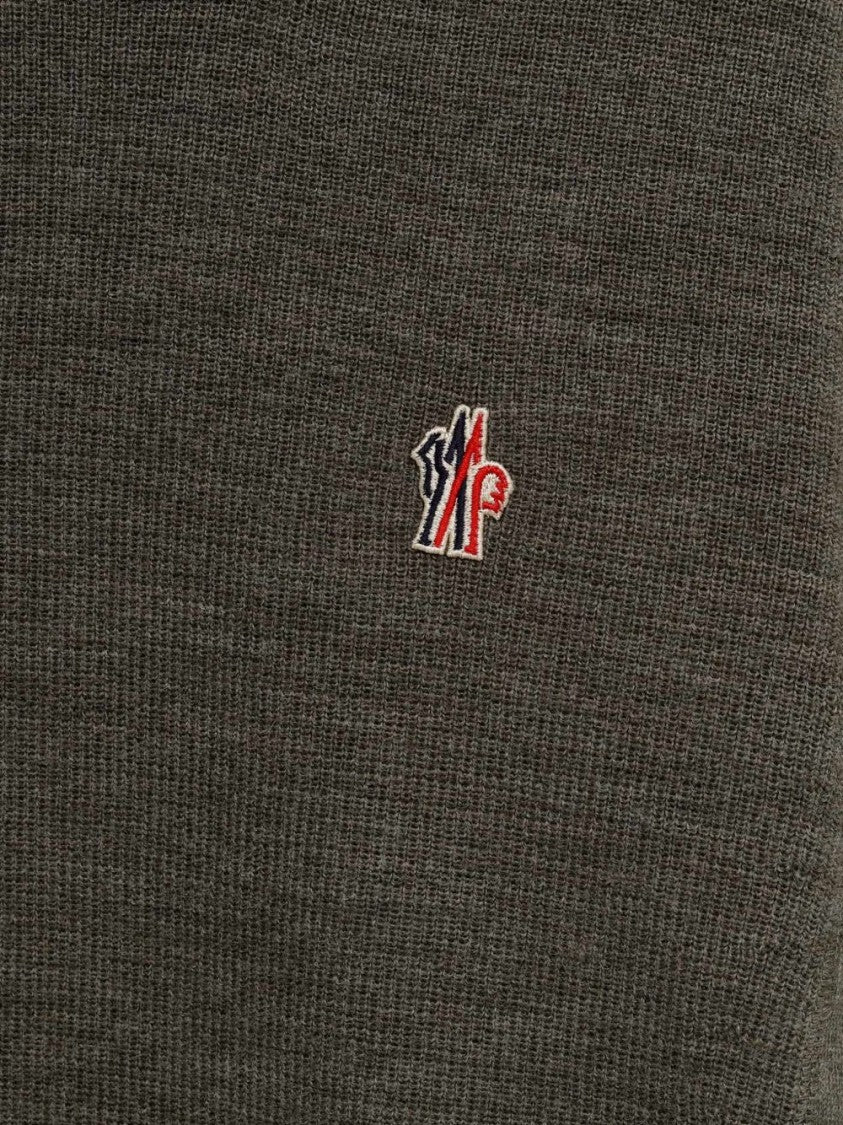 Moncler Grenoble Textured Crewneck Knit Sweater
