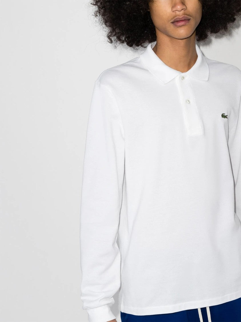 Lacoste Long-Sleeve Cotton Polo Shirt