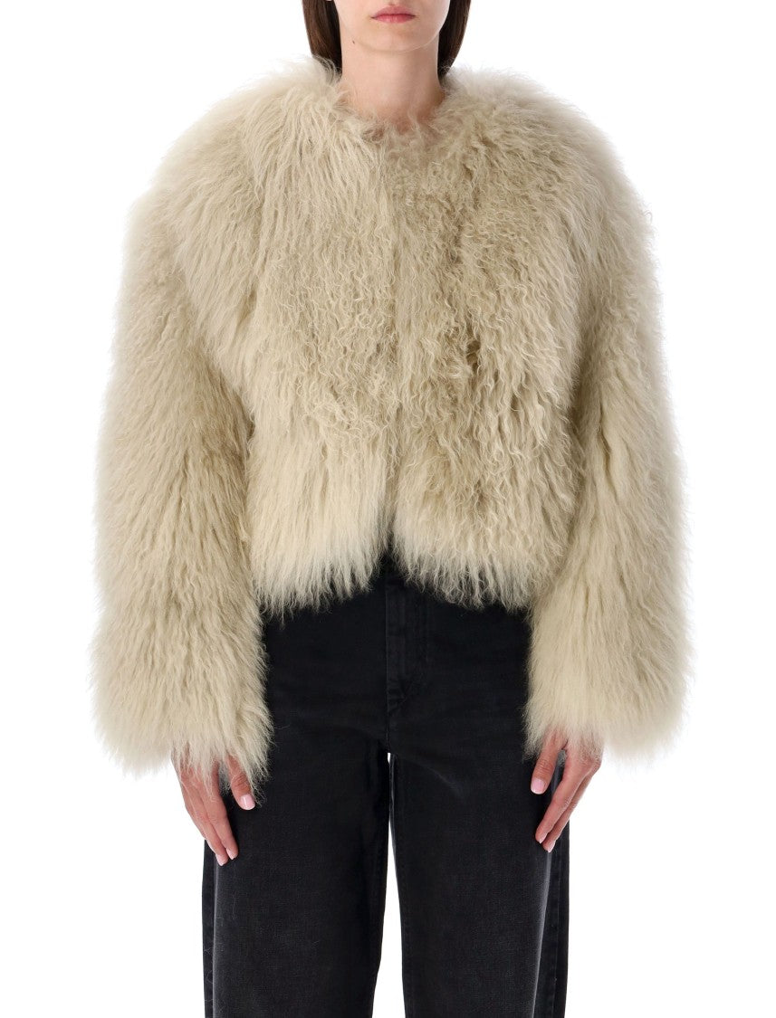 Sword Mongolian Shearling Bomber Jacket