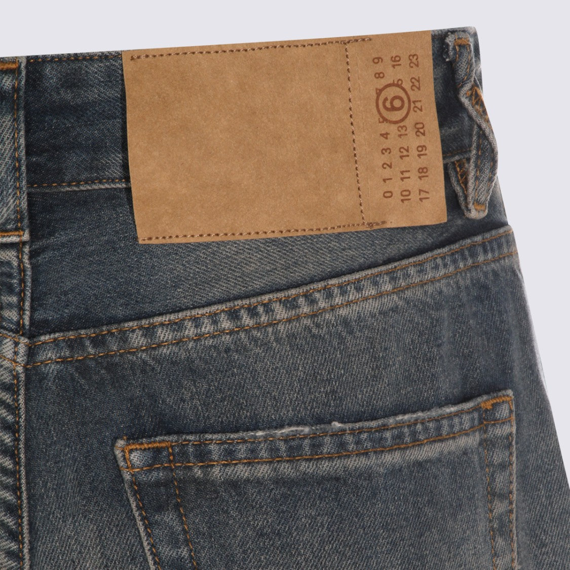 Mm6 By Maison Margiela High-Waisted Wide-Leg Jeans