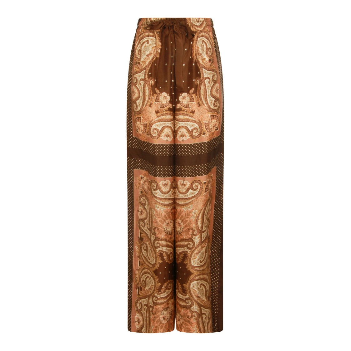 Zimmermann Relaxed Wide-Leg Pants With Paisley And Floral Patterns