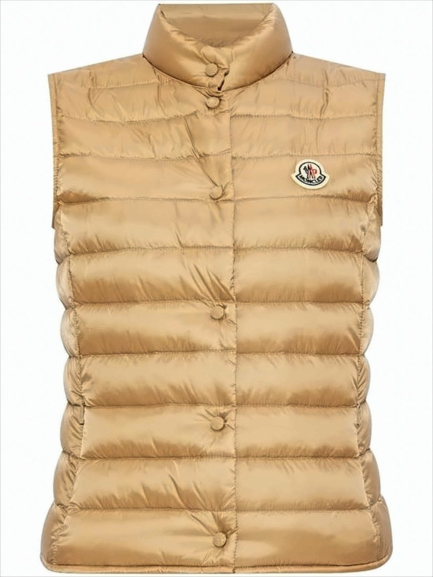 Moncler Quilted Vest With High Collar