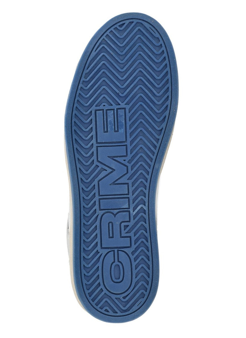 Crime London White Chelsea Used Effect Sneakers