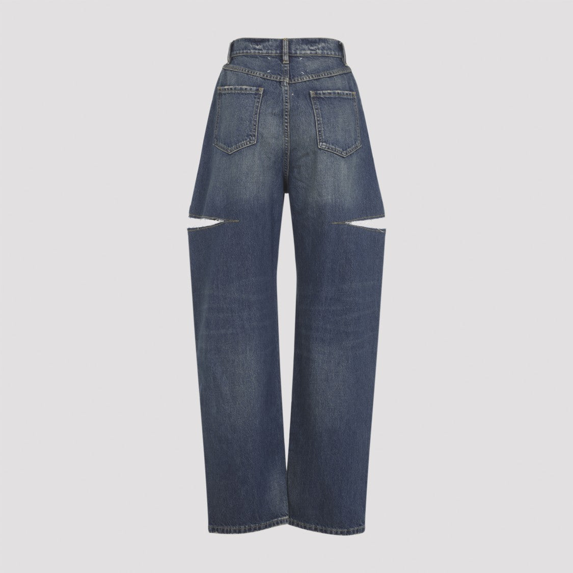 Maison Margiela High-Waisted Jeans With Cut-Out Detail