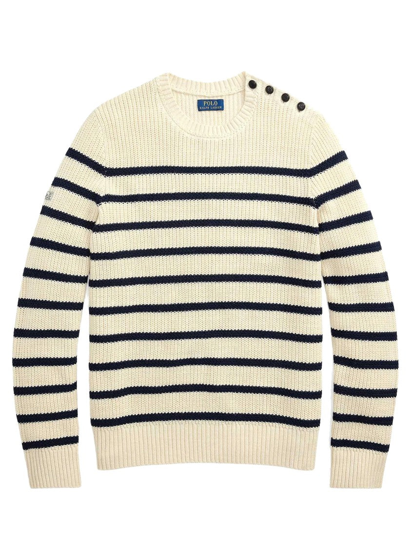 Polo Ralph Lauren Light Beige Crew Neck Pullover