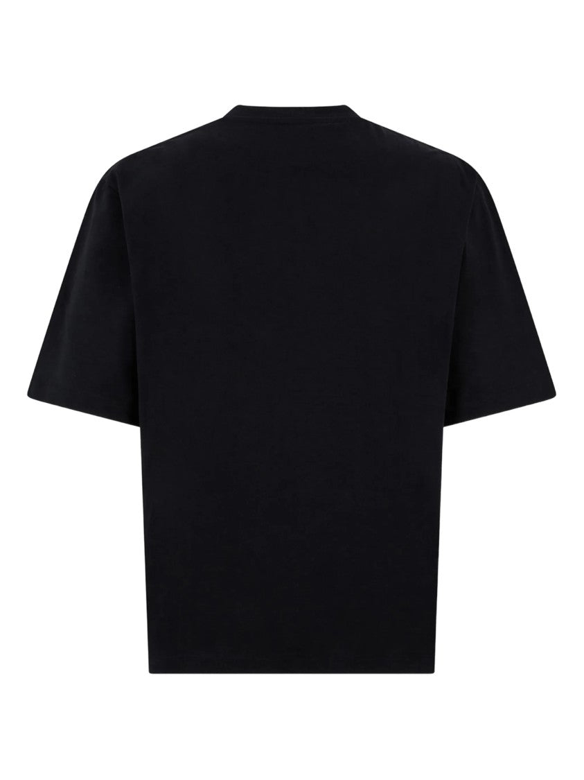 Dsquared2 Black Short-Sleeve Embroidered Logo T-Shirt