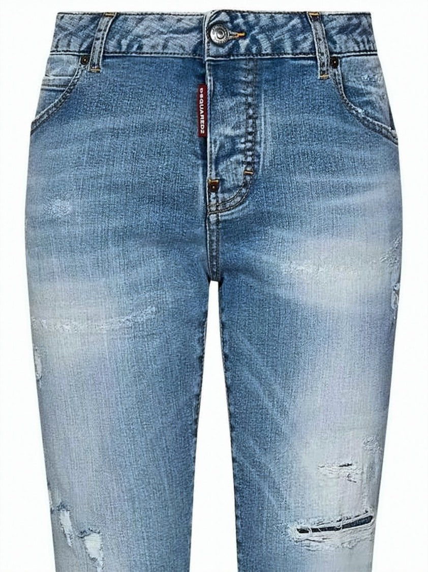 Dsquared2 Slim Fit Distressed Denim Pants