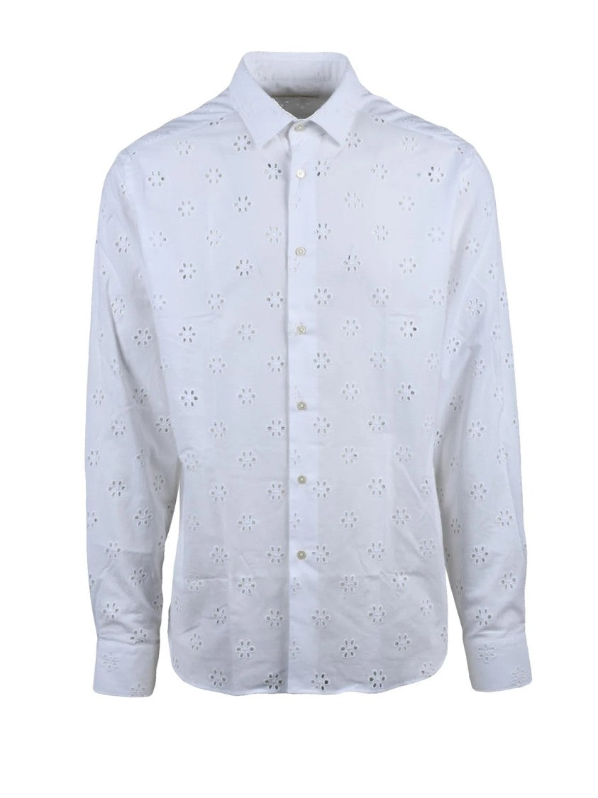 Deuxieme White Cotton Shirt