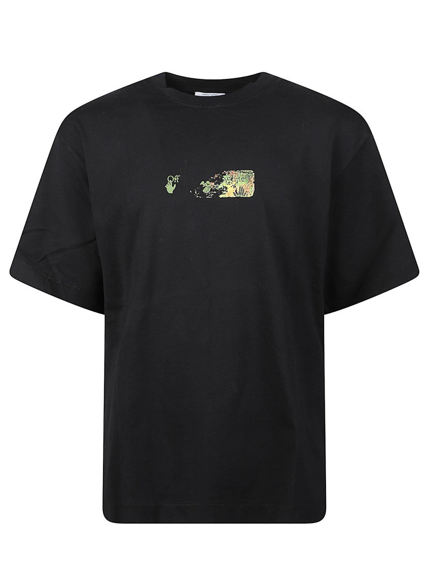 Off-White Spices Arrow Abstract Cotton T-Shirt