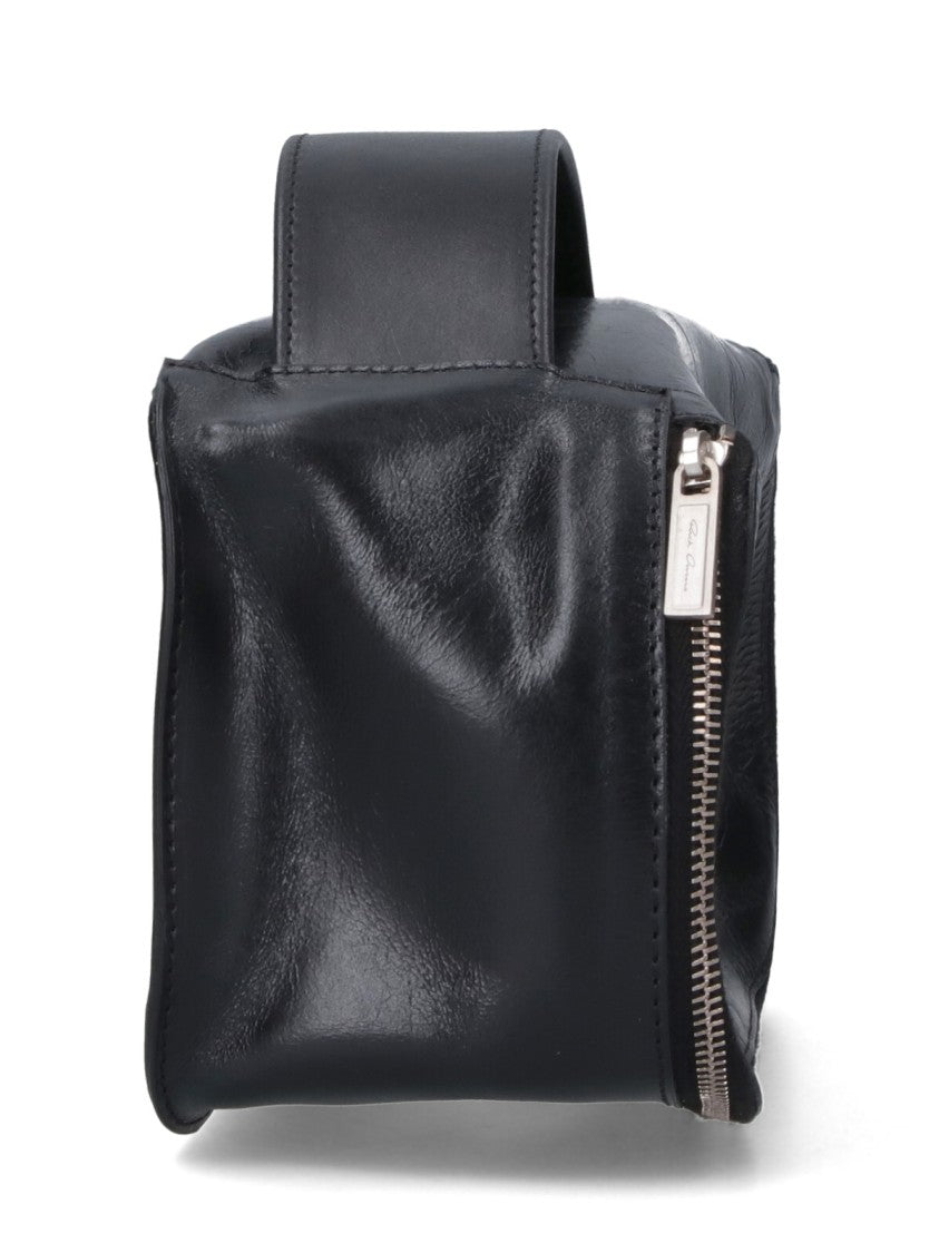 Rick Owens Rectangular Black Bag