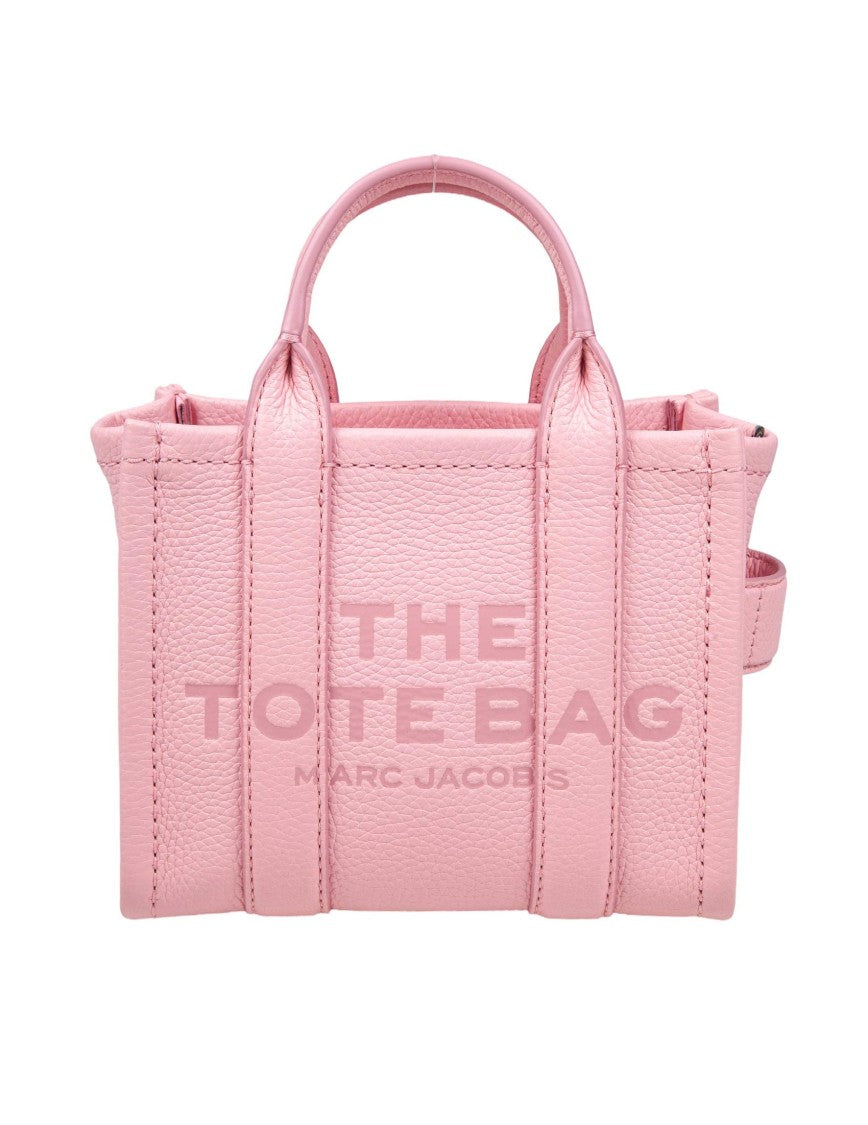 Marc Jacobs Mini Tote In Pink Leather