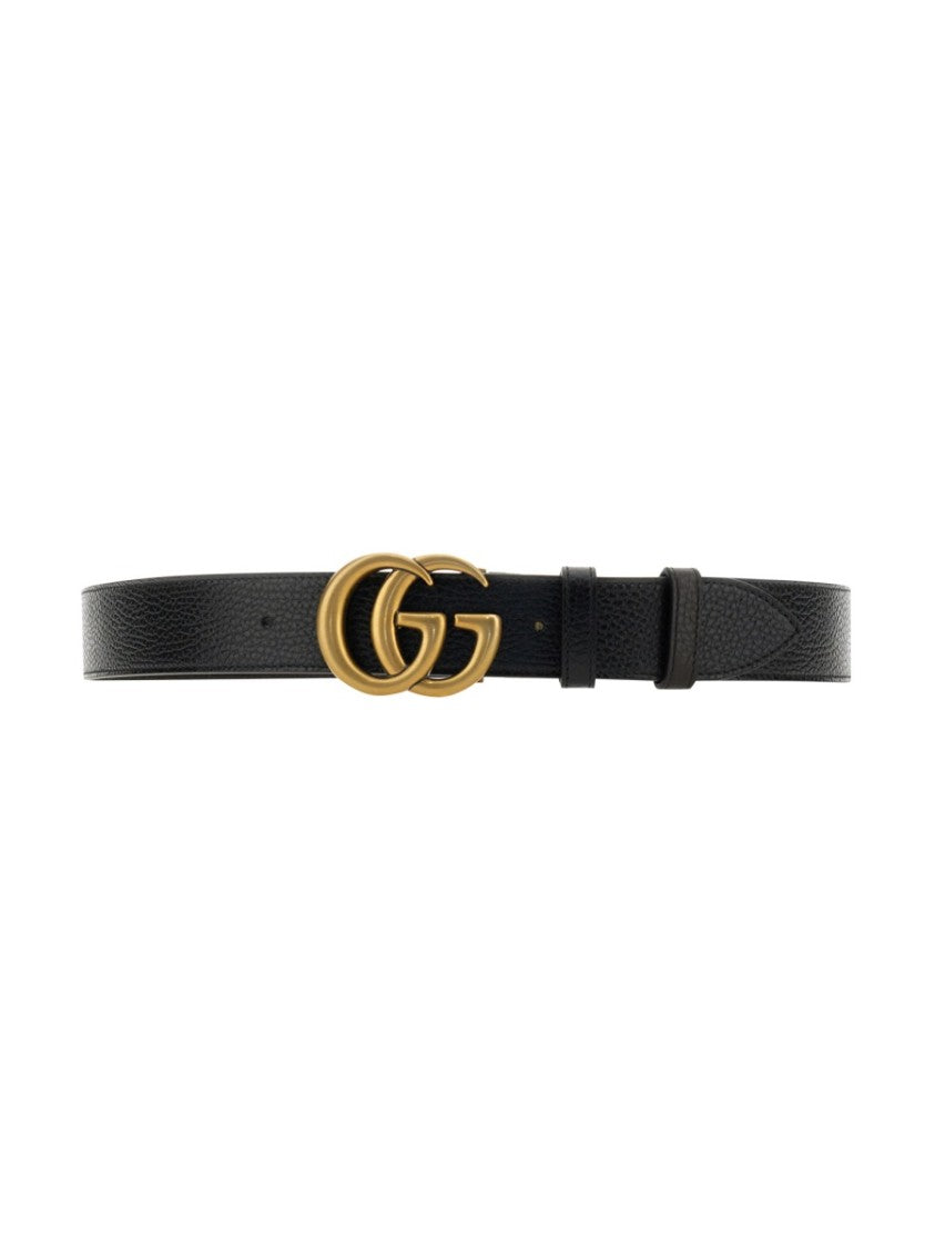 Gucci Reversible Double G Buckle Leather Belt