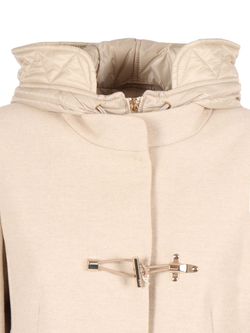 Fay Db Front Nylon Toggle Coat