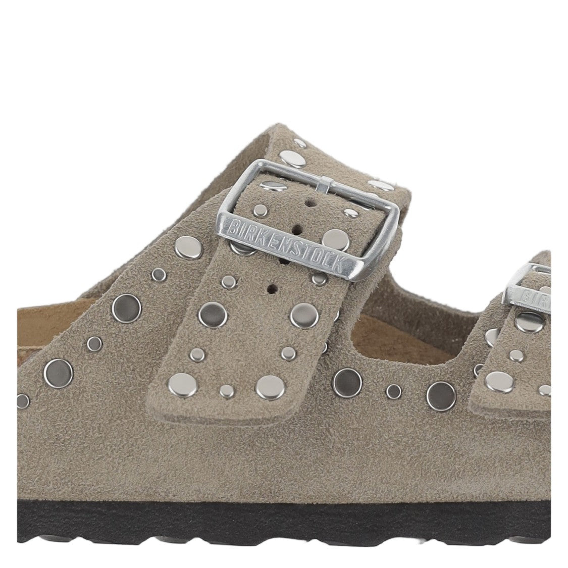 Birkenstock Arizona Rivet Sandals With Suede Upper And Adjustable Straps