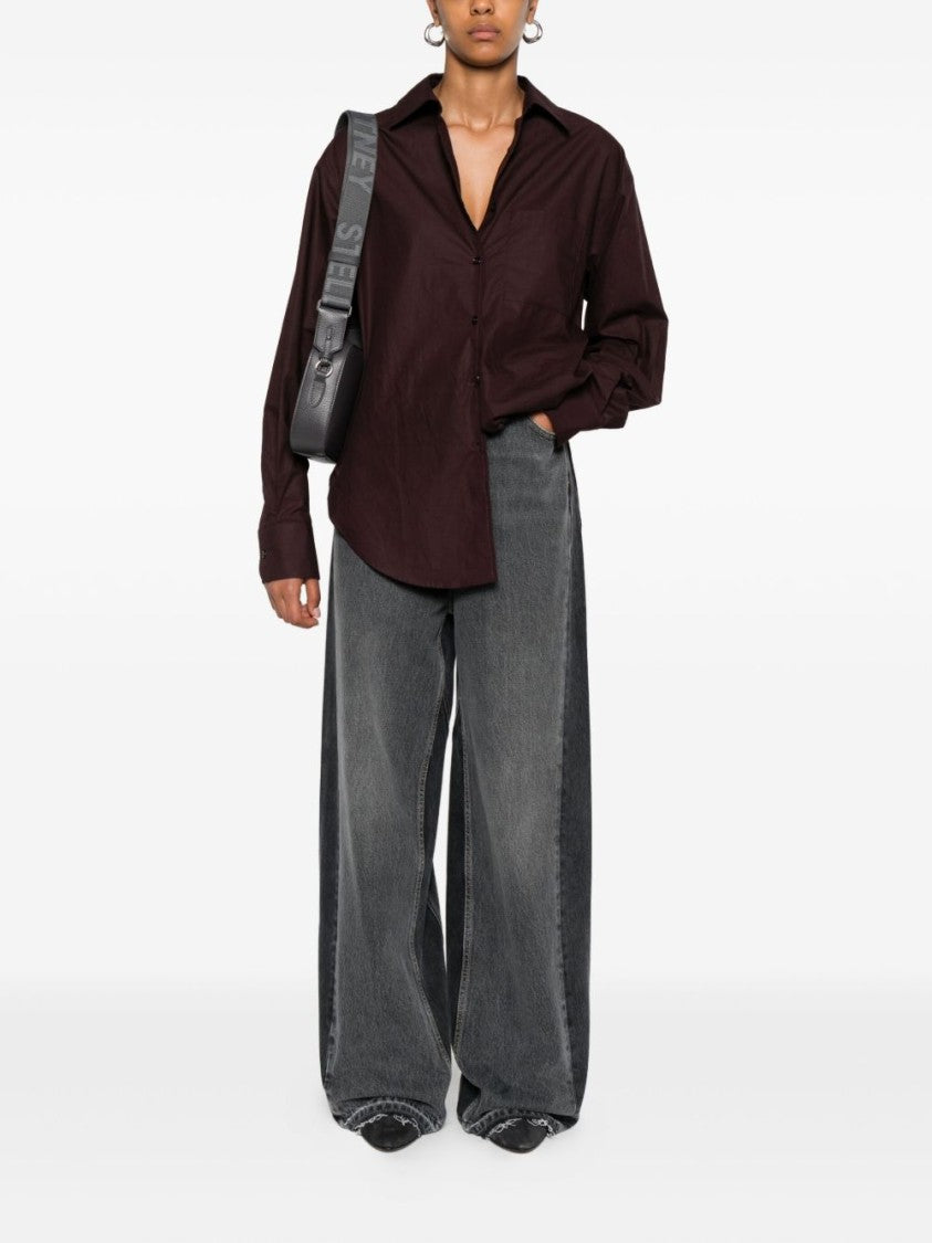 Stella Mccartney Black And Grey Denim Jeans