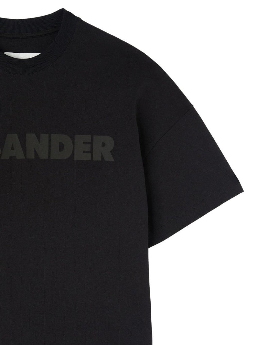 Jil Sander Oversized Black T-Shirt