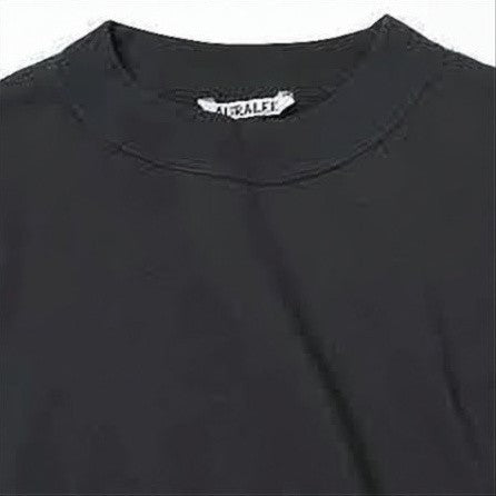 Auralee Long-Sleeve Black Tee With Minimalist Design