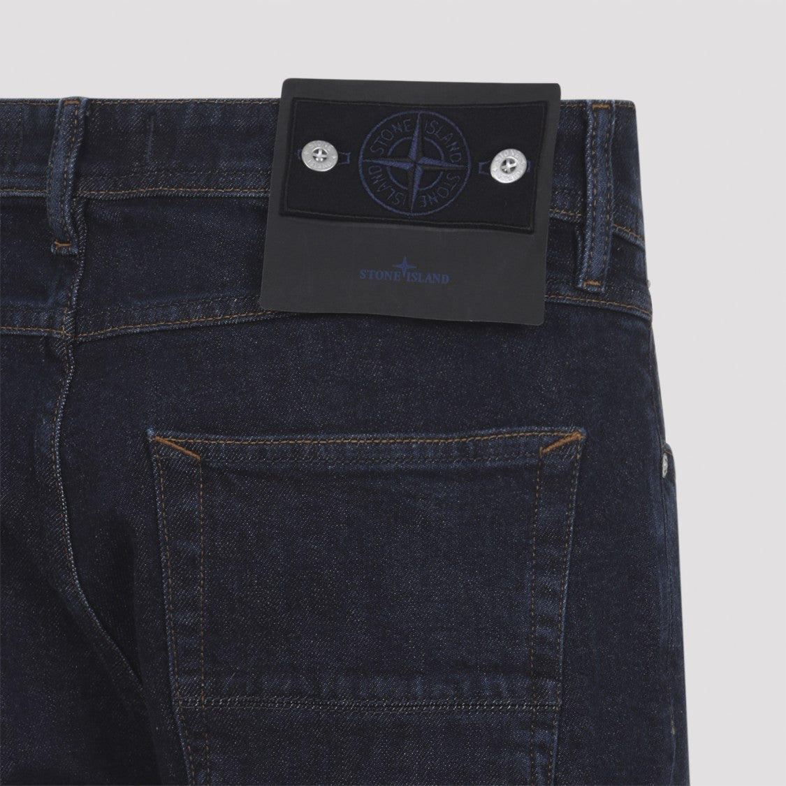 Stone Island Dark-Washed Slim-Fit Jeans With Classic Five-Pocket Design