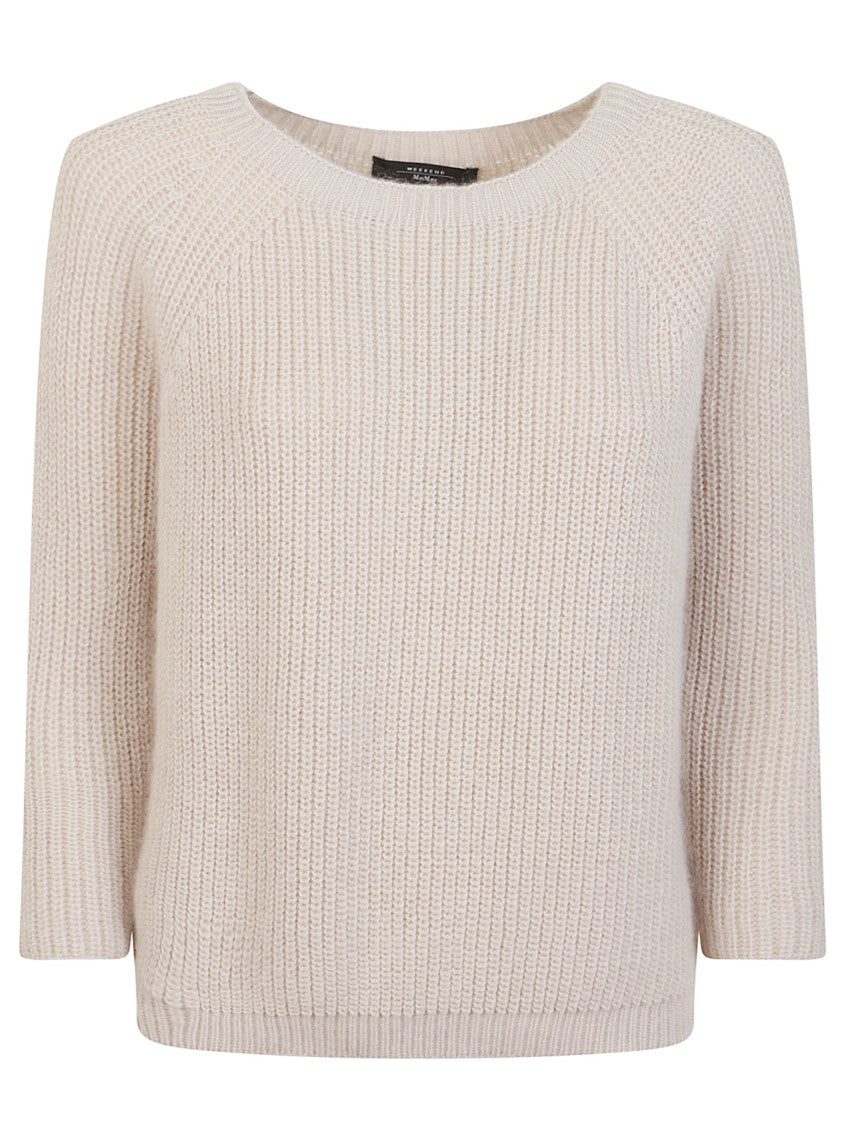 Max Mara Ribbed Mohair Blend Sweater
