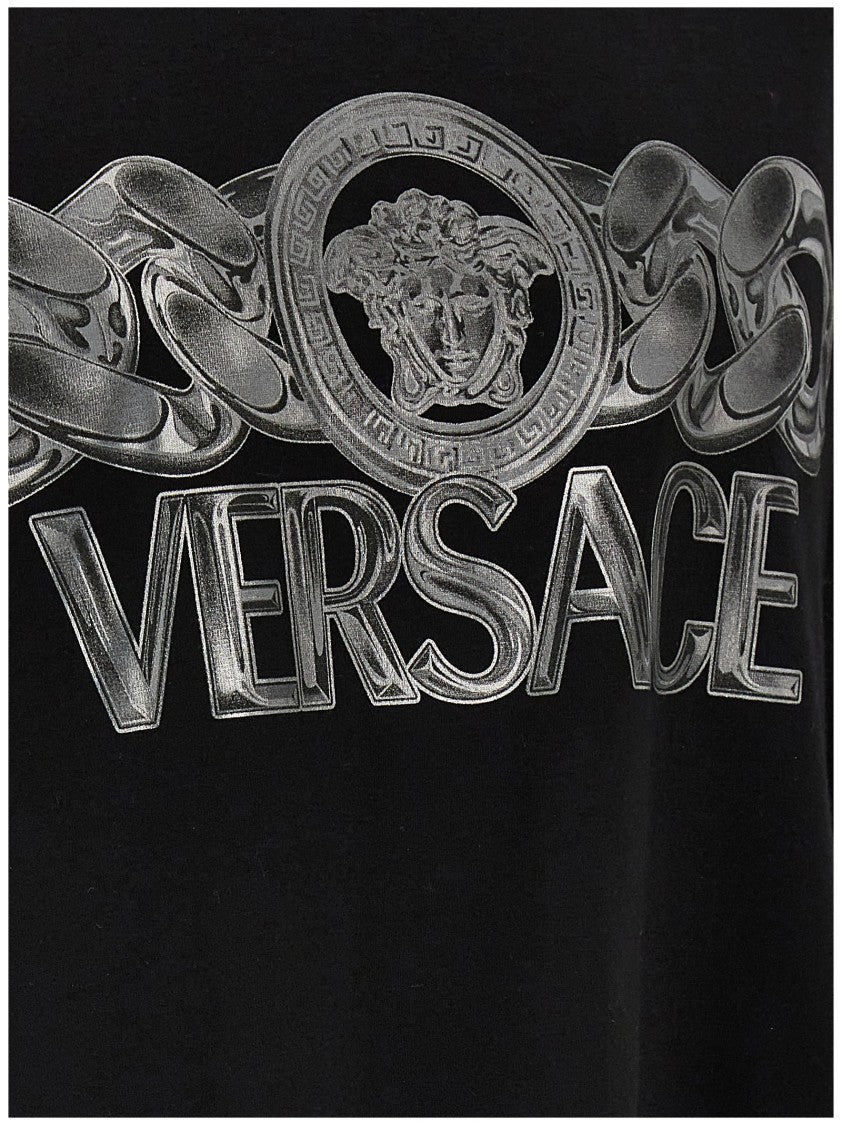 Versace 'Medusa' Logo Print T-Shirt