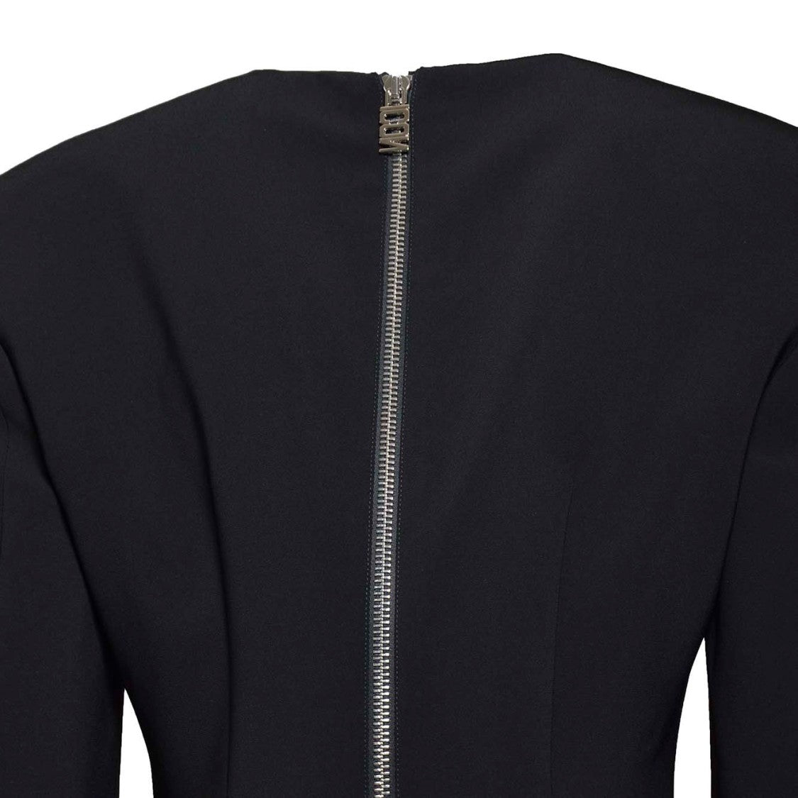 Dsquared2 Icon Zipped Dress In Black Crepe