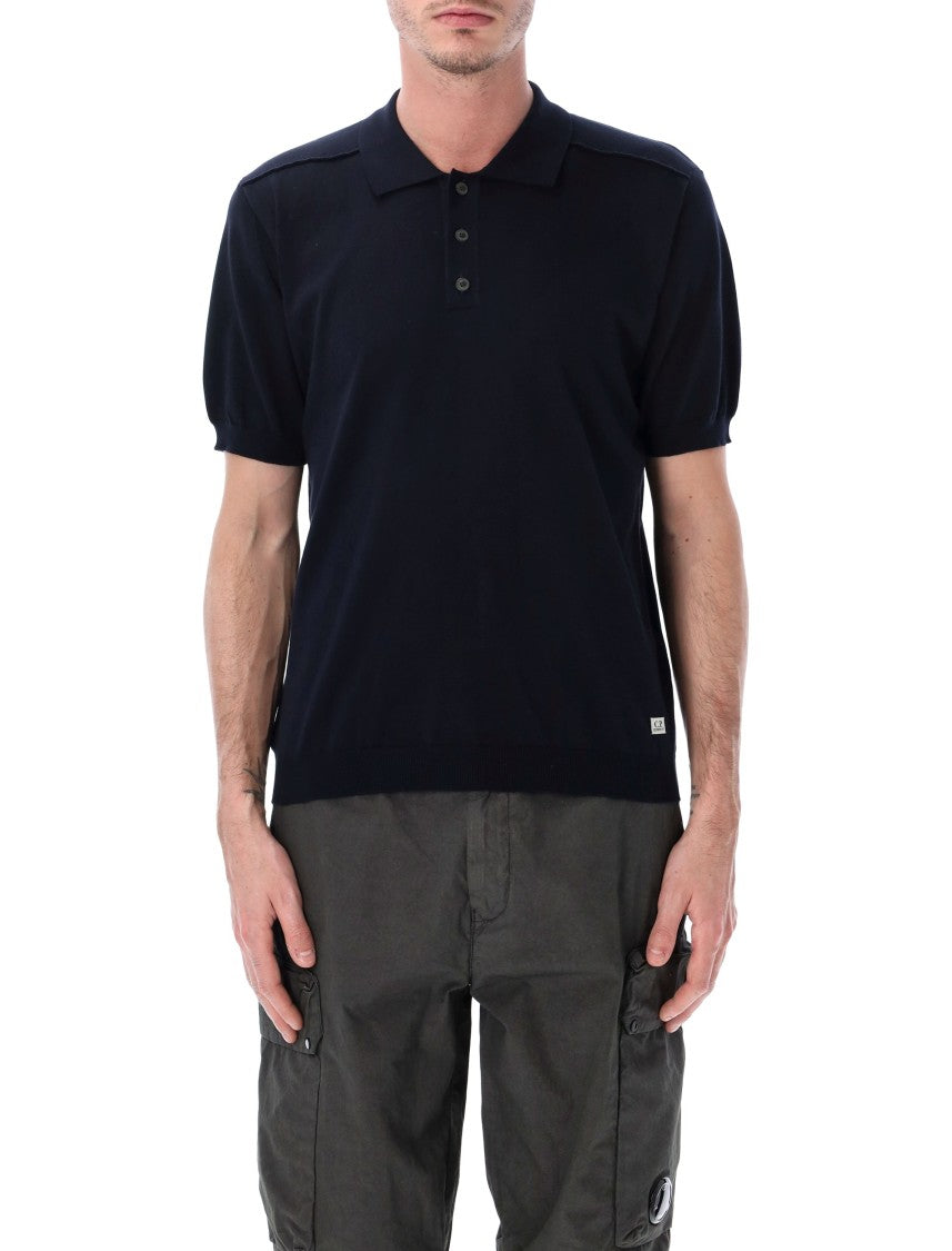 C.P. Company Short Sleeve Cotton Regular Polo Sweater
