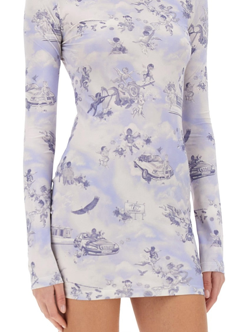 Off-White "Serenity" Short Dress