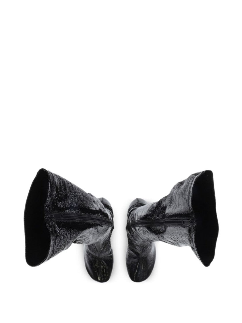 Courrèges Knee-High Boots With Textured Finish