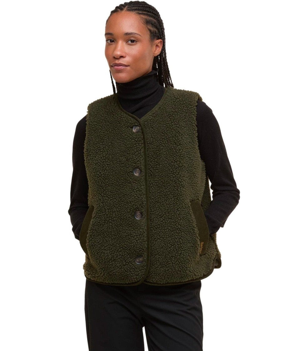 Barbour Luciana Fleece Green Vest