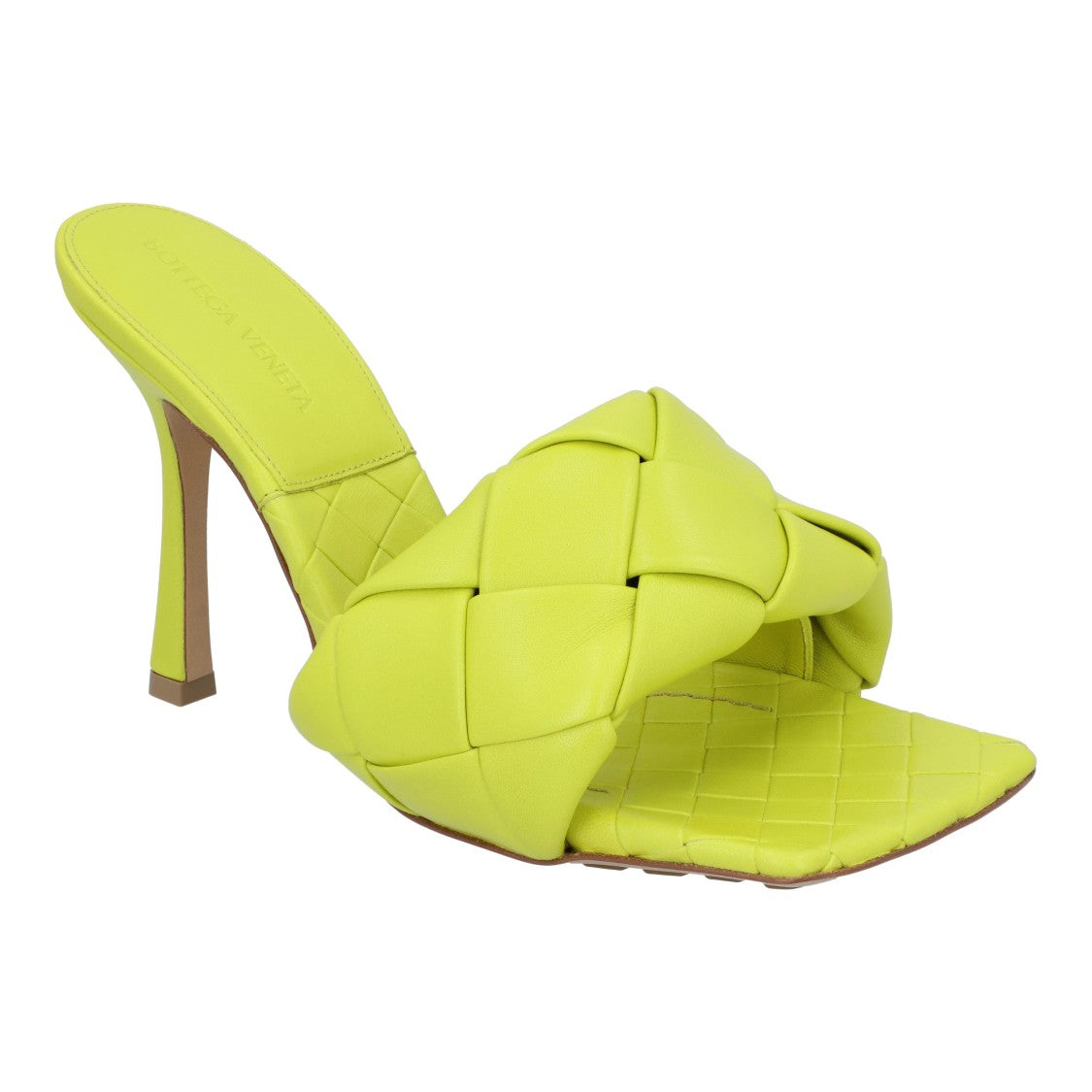 Bottega Veneta Lido Mule Yellow