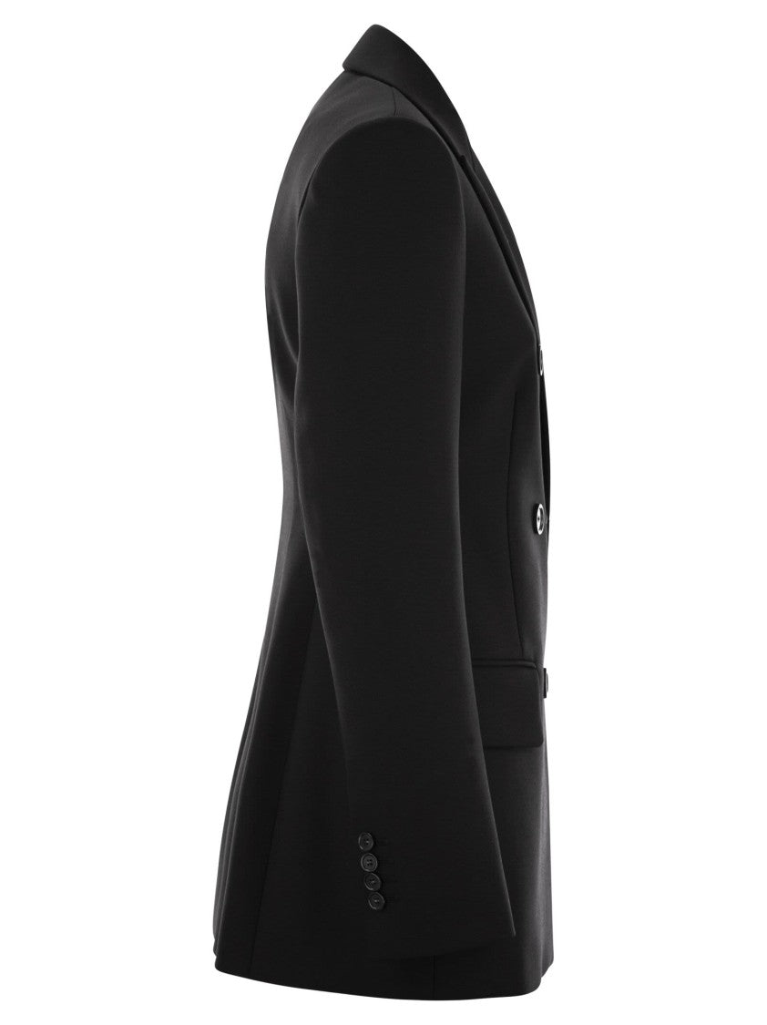 Sportmax Stretch Wool Fitted Blazer