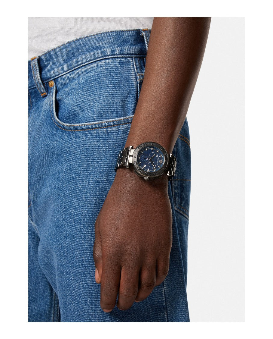 Versace Greca Chrono Bracelet Watch