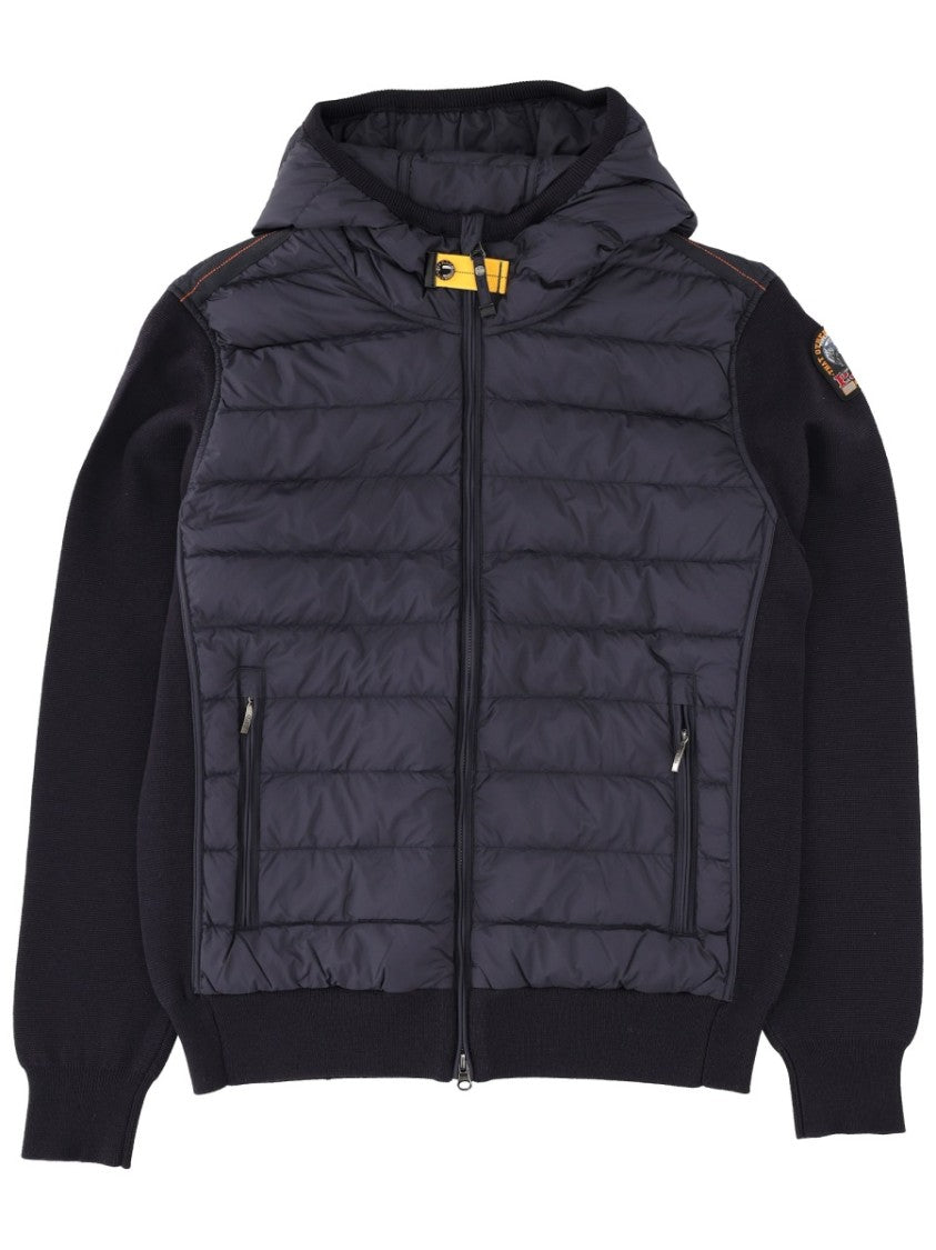 Parajumpers Grey Quilted Textured Down Jacket