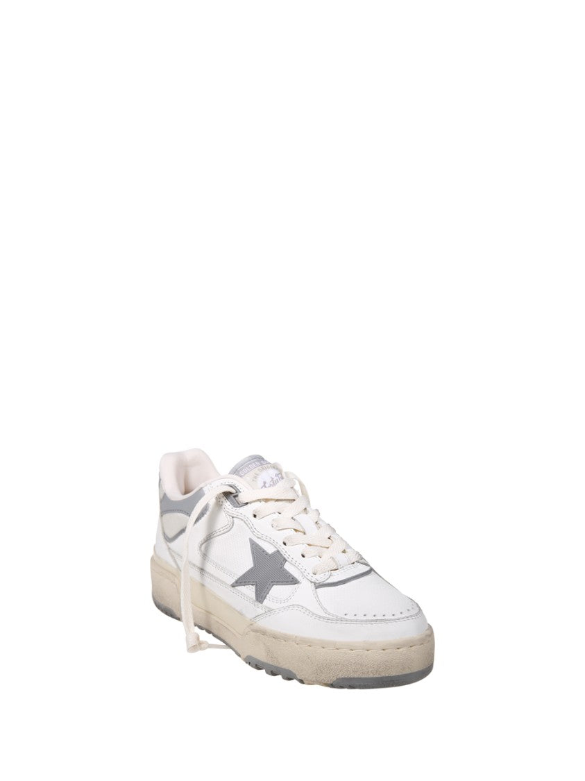 Golden Goose Leather Sneakers With Star Detail