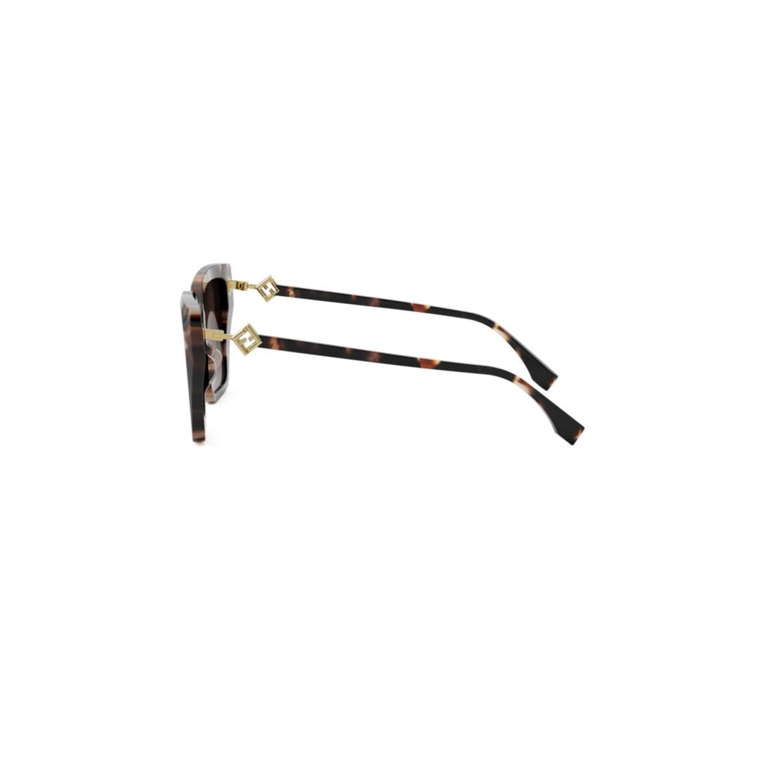 Fendi Fe40161i Oversized Square Sunglasses
