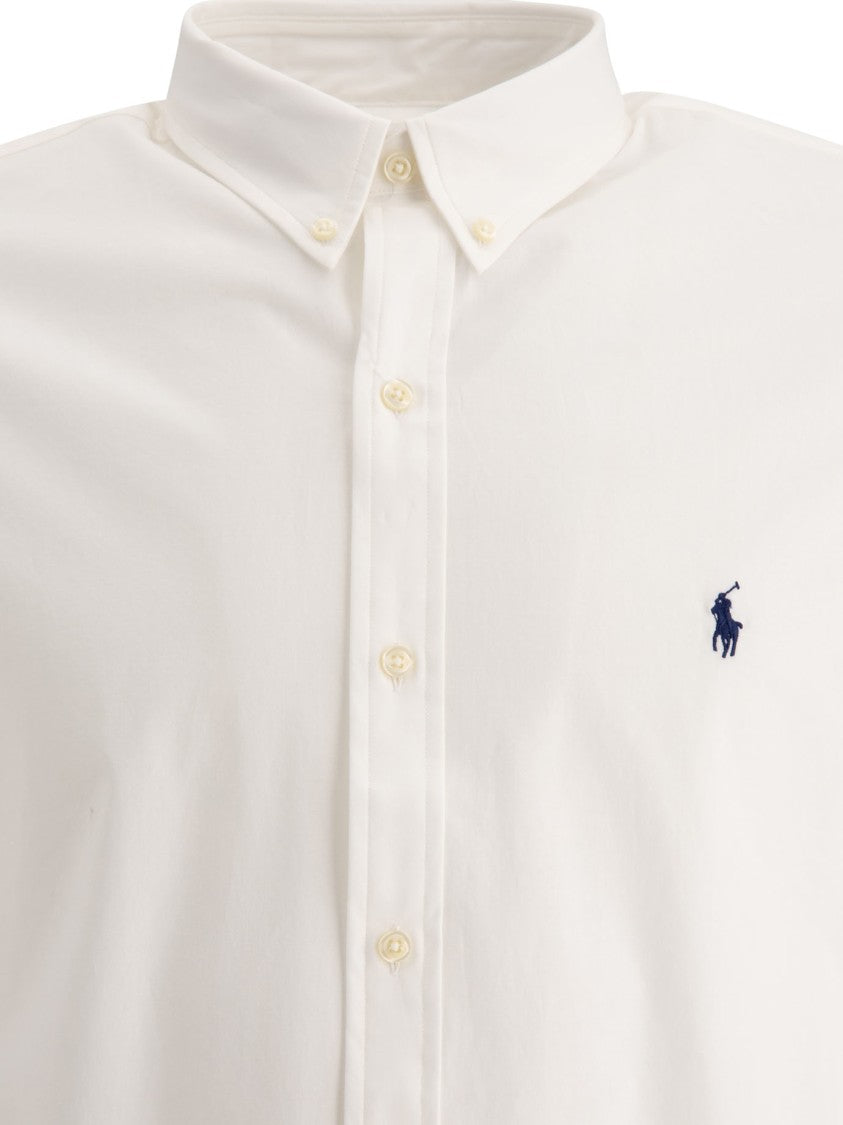 Polo Ralph Lauren Slim-Fit Stretch Poplin Shirt With Button-Down Collar