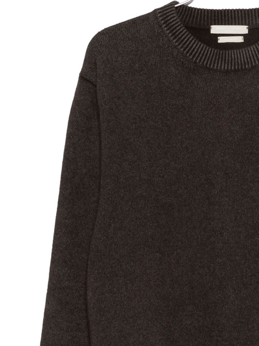 Daniele Fiesoli Crewneck Cashmere Sweater With Relaxed Fit
