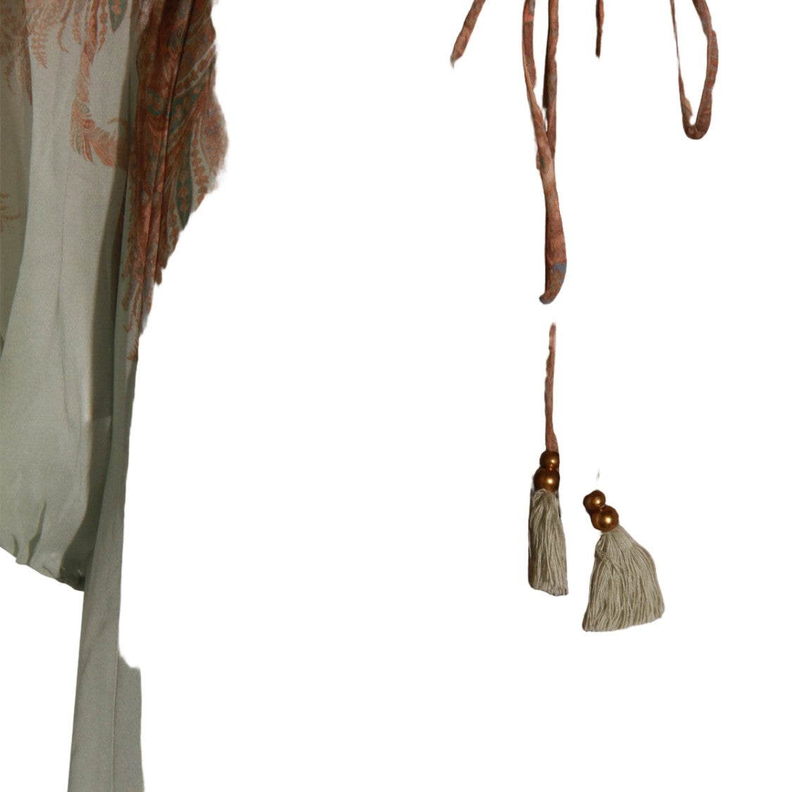 Zimmermann Asymmetrical Midi Dress With Tie Detail