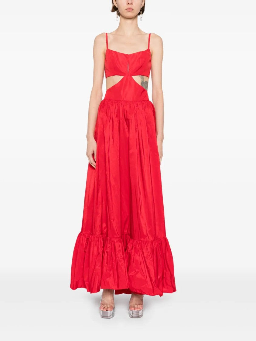 Saiid Kobeisy Taffeta Midi Dress