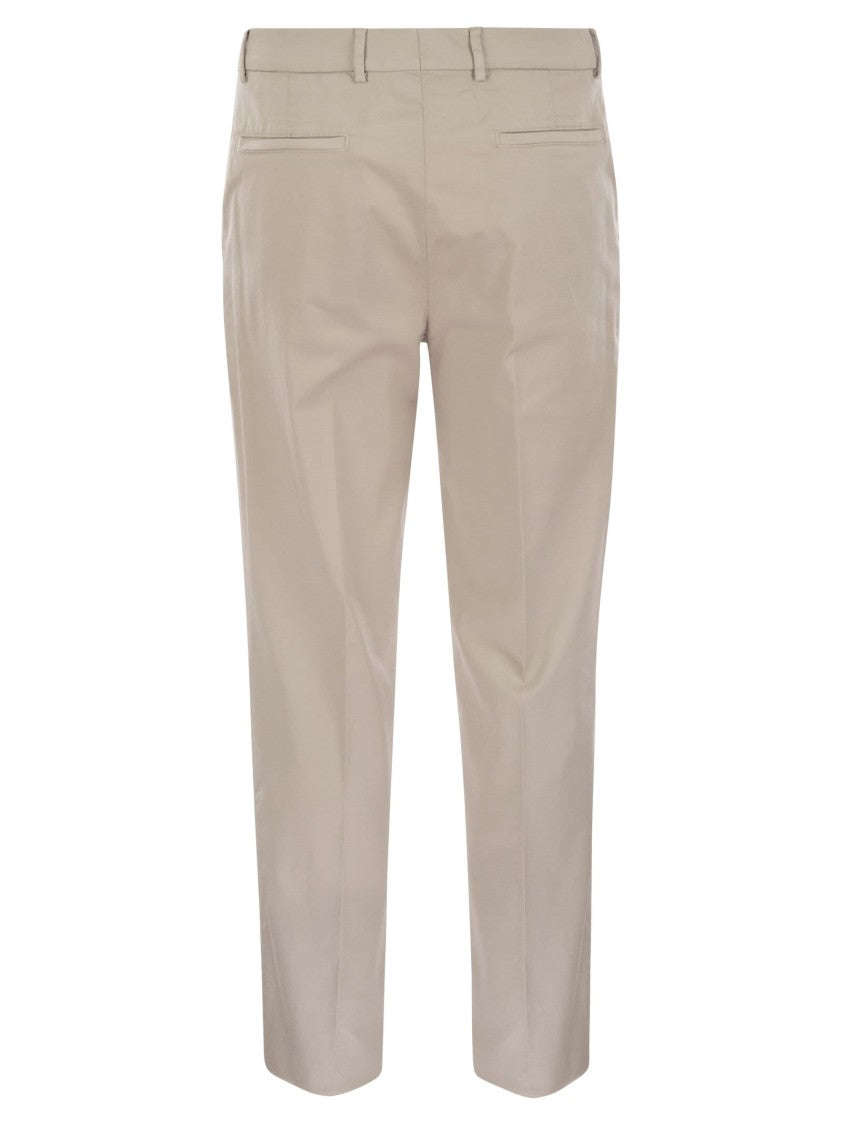 Brunello Cucinelli Garment-Dyed Leisure Fit Trousers