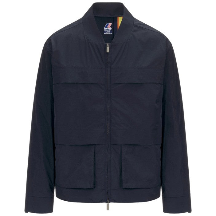 K-Way Crinkled Nylon Jacket With Adjustable Hem