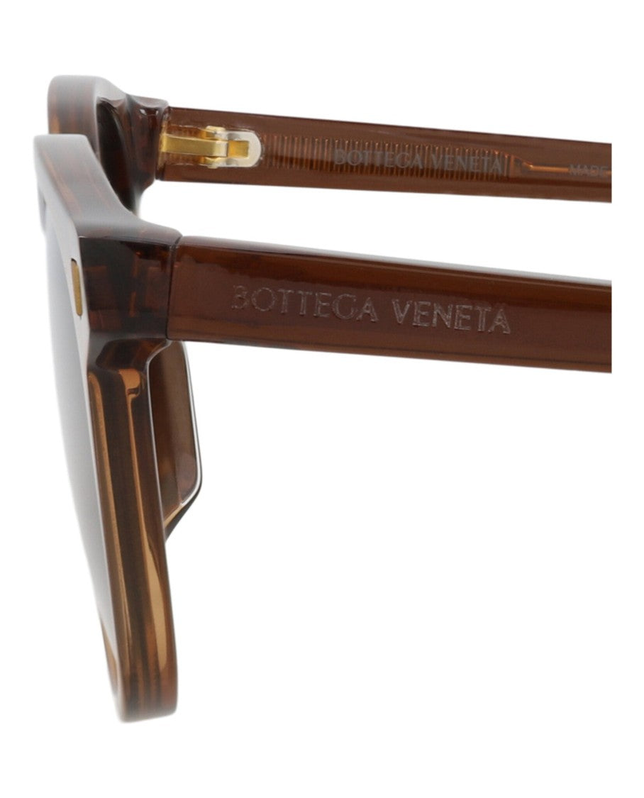 Bottega Veneta Round-Frame Recycled Acetate Sunglasses