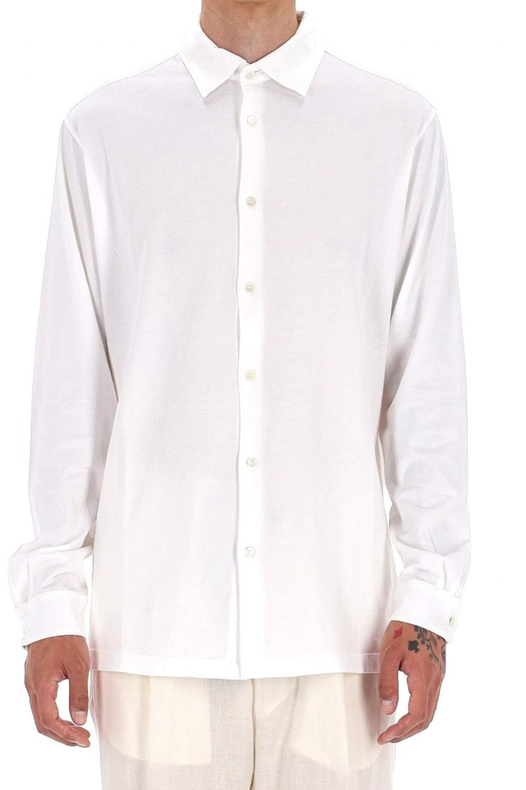 Roberto Collina Cotton Jersey Polo-Shirt