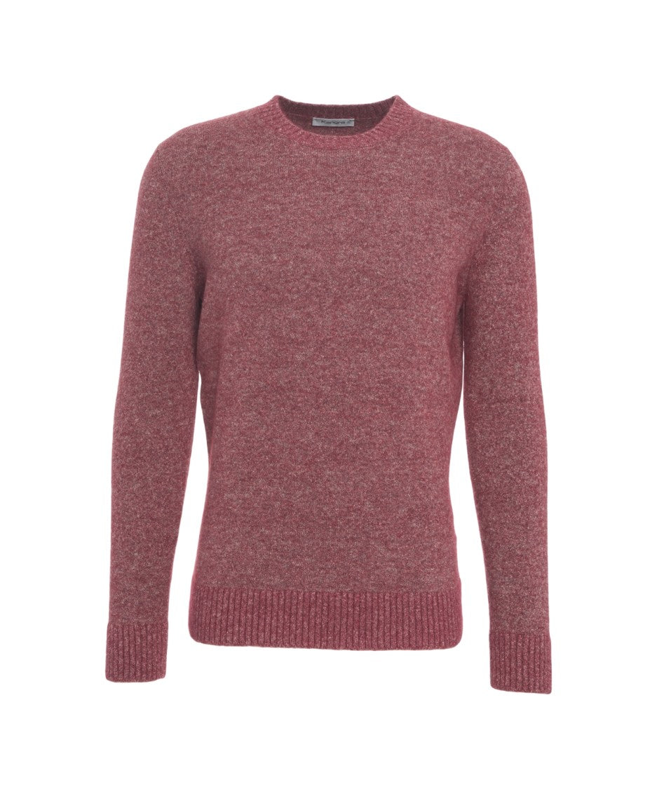 Kangra Mélange Knit Sweater With Round Neckline