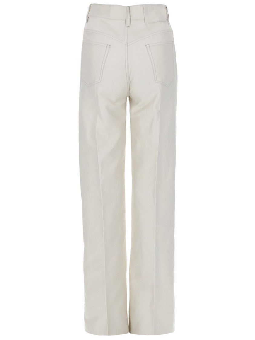 A.P.C. High Waisted Cotton Straight Leg Jeans