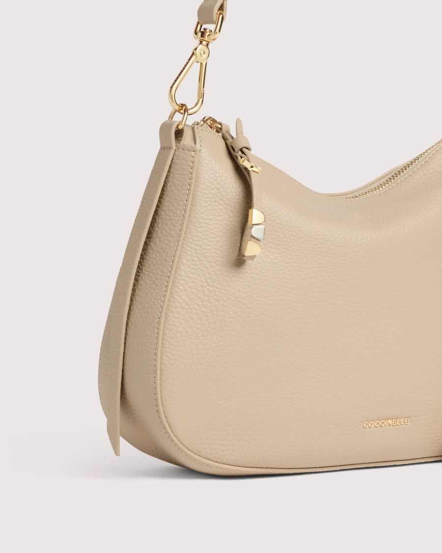 Coccinelle Nory Small Sandshell Bag