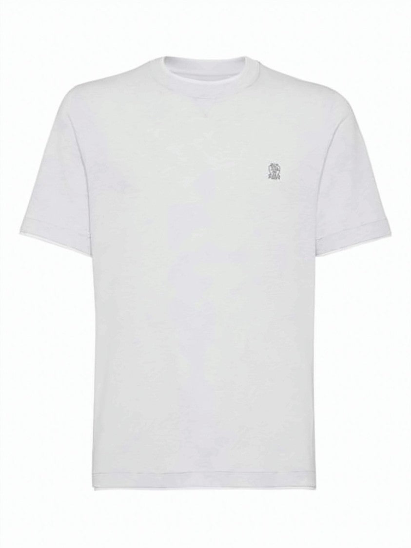 Brunello Cucinelli Layering Comfort Cotton Jersey Crewneck T-Shirt