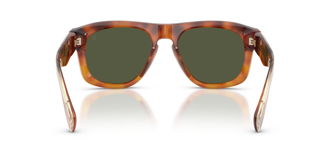 Brunello Cucinelli Tortoiseshell 0Bc4026s Acetate Oversized Square Sunglasses